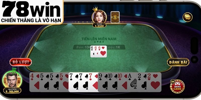 Hướng dẫn luật bài tiến lên miền Nam chi tiết