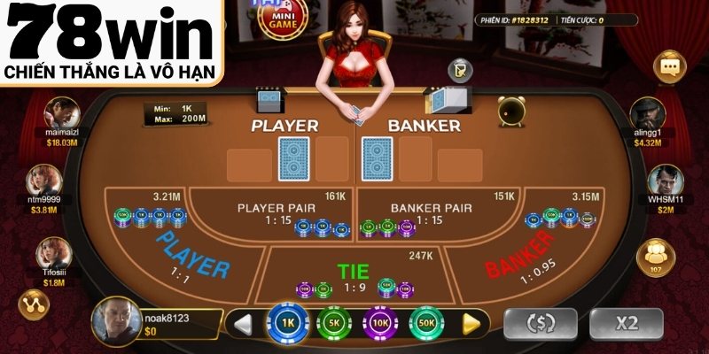 Bảng thống kê hiển thị xu hướng cược chi tiết