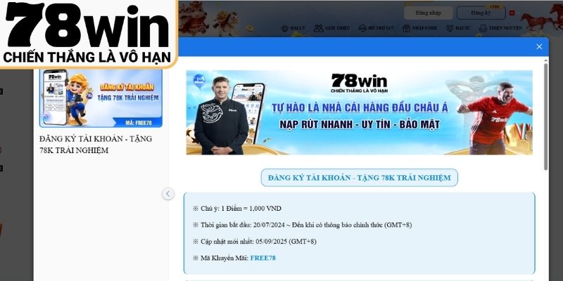 Ưu đãi chào mừng thành viên mới tham gia hệ thống