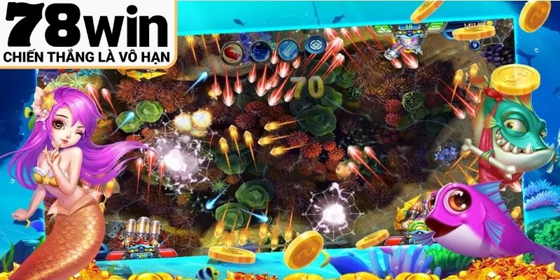 Thế giới game bắn cá đổi thưởng đa dạng tại 78win