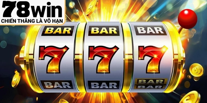 Giao diện nổ hũ 777 với biểu tượng số 7 may mắn